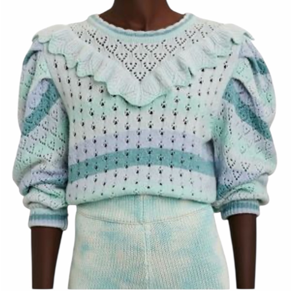 LoveShackFancy Jameela Pullover Sweater Size XS